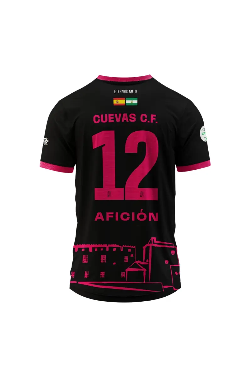 Camiseta Futbol Cuevas - Vista trasera